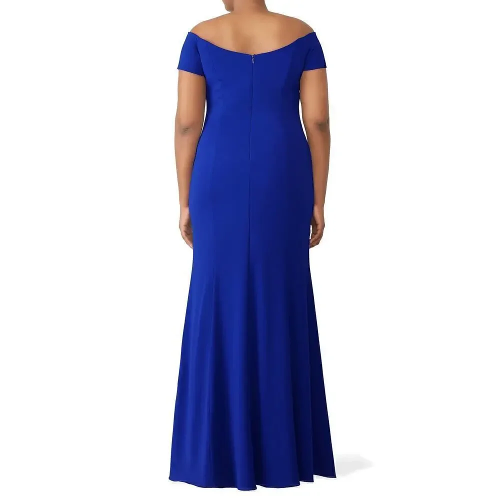 Badgley Mischka Gown Sweetheart Cobalt Blue L
